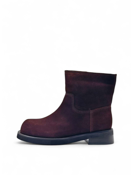 Ботинки зимние из натуральной замши