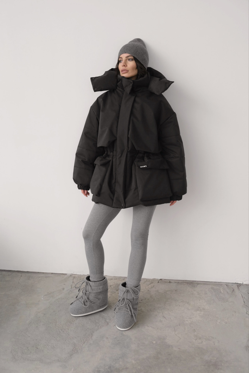 Парка утепленная MINI, цвет: Черный, НФ-00000307 купить онлайн