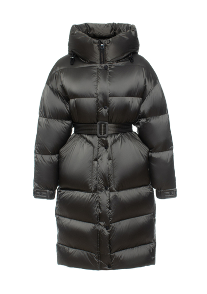 Длинный пуховик