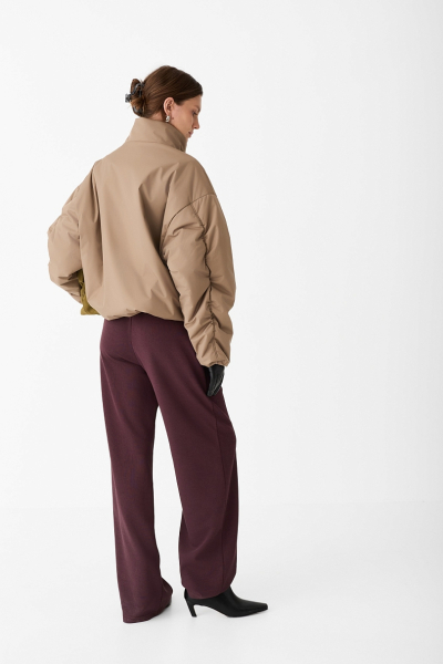 Брюки свободного кроя Ricoco, цвет: сливовый, 4085/3 купить онлайн