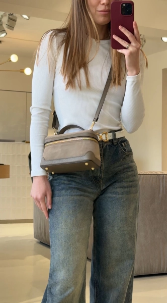 Сумка JENNA brand salad, цвет: stacey suede taupe  купить онлайн