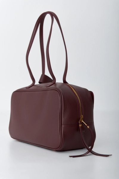 Сумка из натуральной кожи Ricoco, цвет: Бордовый bag11/1 купить онлайн