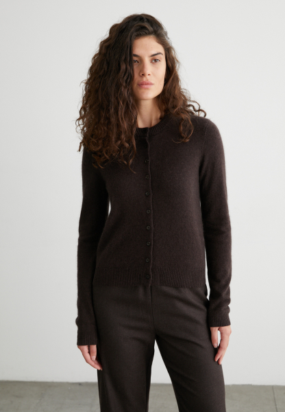 Кардиган на пуговицах Pola Marou, цвет: коричневый, Mar4_2613 купить онлайн