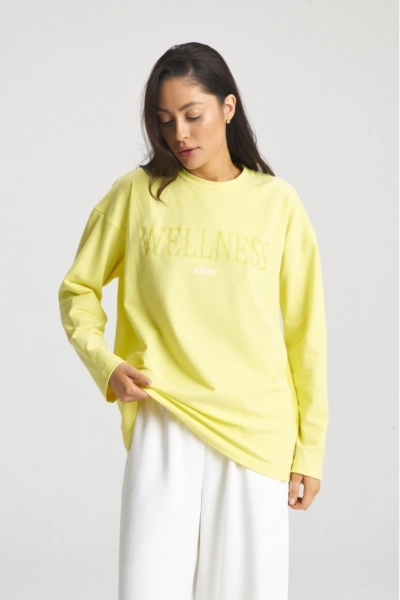 Лонгслив WELLNESS Yellow Erist store, цвет: Желтый, НФ-00001755 купить онлайн