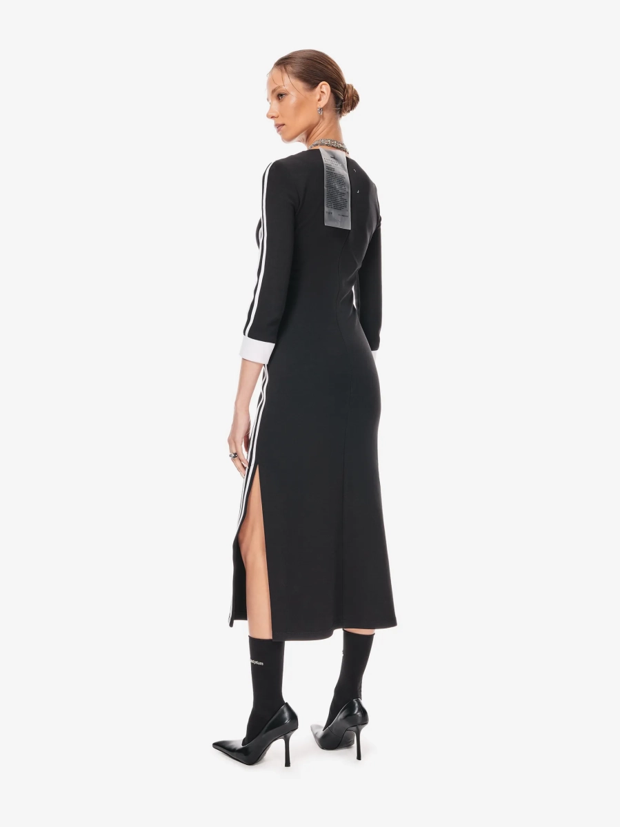 Платье с лампасами p.p.s., цвет: Черный, P_0937.00.00.BLK купить онлайн