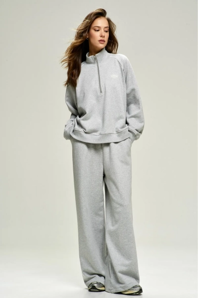 Анорак с кантом Grey Melange Erist store, цвет: серый, НФ-00002837 купить онлайн
