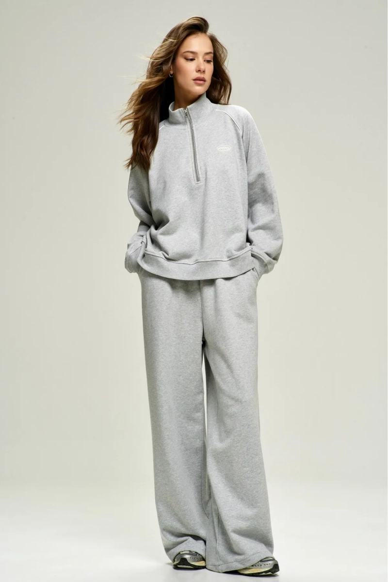 Анорак с кантом Grey Melange Erist store, цвет: серый, НФ-00002837 купить онлайн