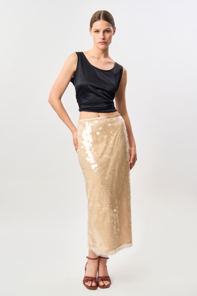 Топ без рукавов Maliha FASHION REBELS, цвет: Черный FR24SS1TP100W700BL купить онлайн