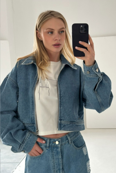 Джинсовая куртка LIGHT BLUE