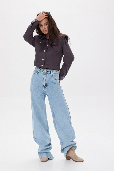 Куртка с акцентными плечами ABDA, цвет: грей, 812410803608 купить онлайн