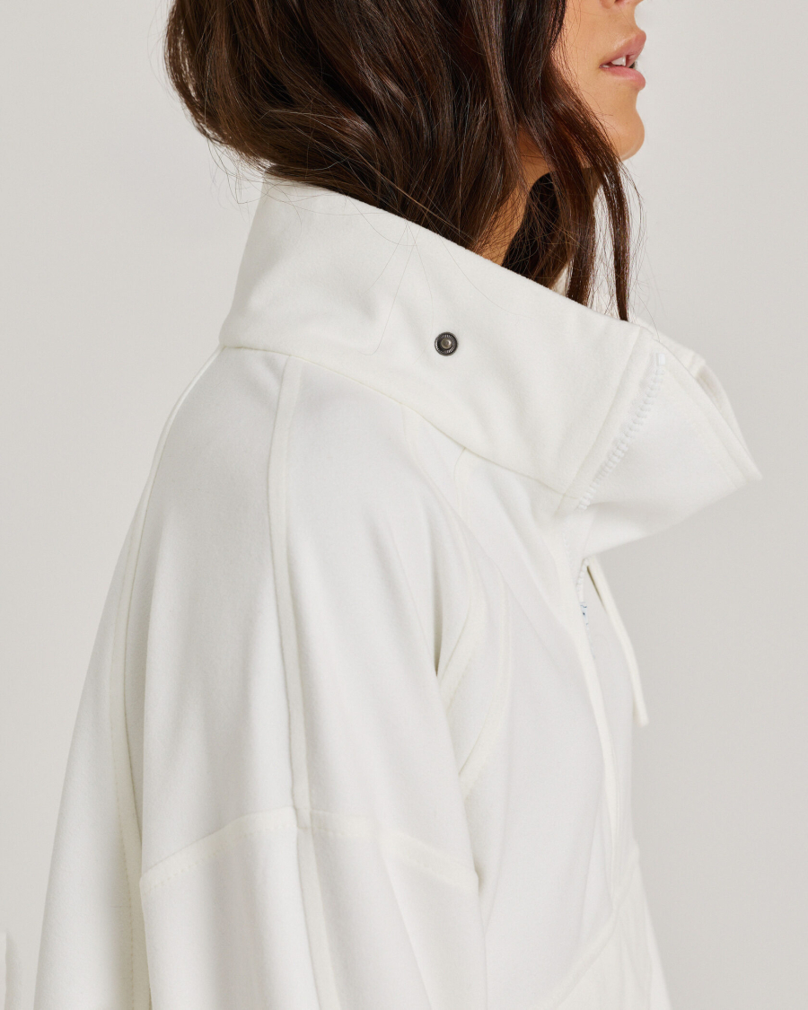 Анорак из фланели MILK Anmuse, цвет: молочный, AN25W205 купить онлайн