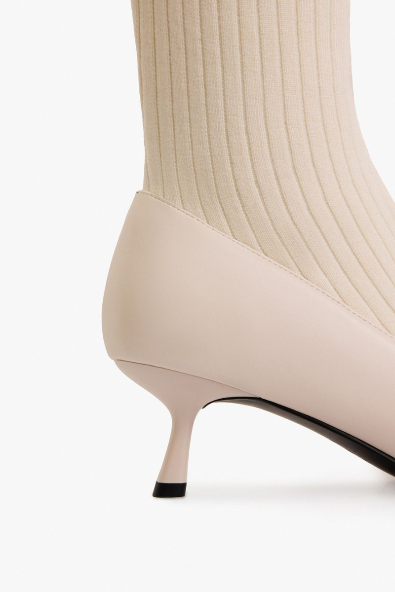 Полусапоги с квадратным мысом Lera Nena, цвет: белый LNU.401.18696.120 купить онлайн