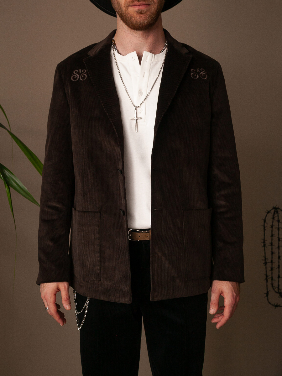 Пиджак вельвет SCANDALIS, цвет: коричневый, Пиджак006а купить онлайн