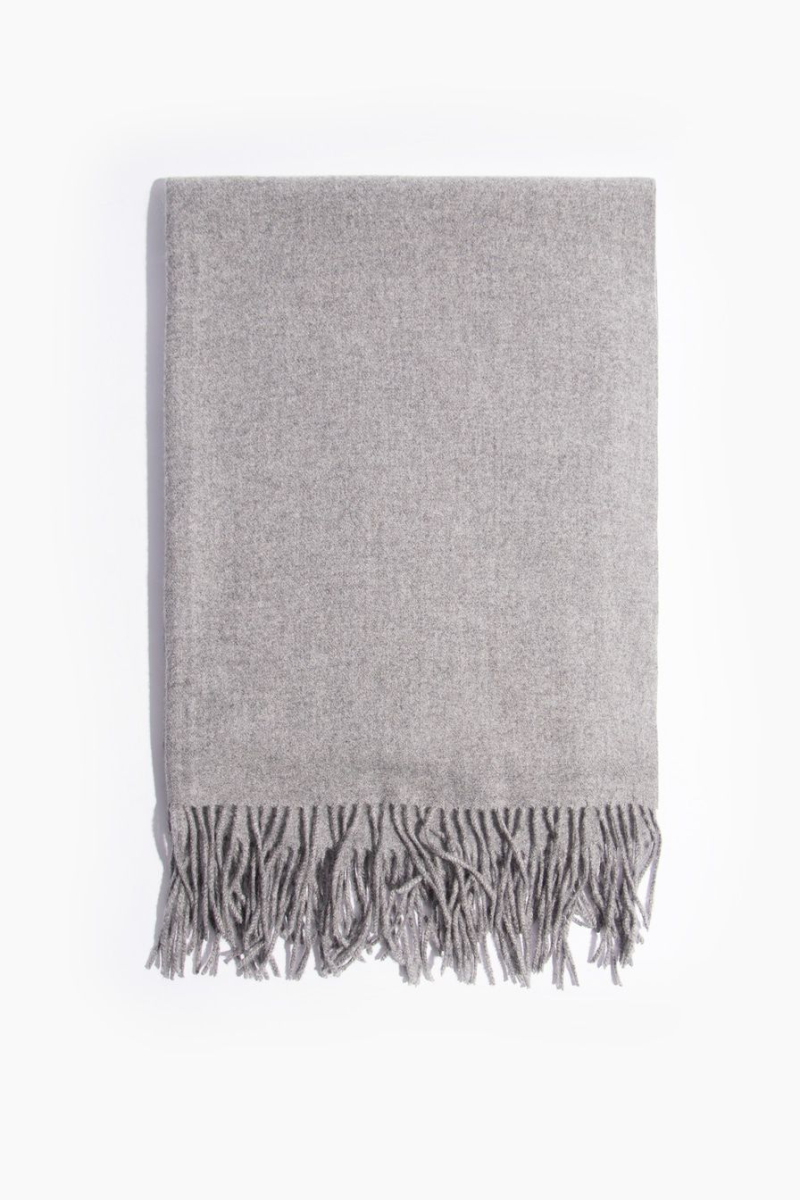 Шарф с бахромой TOPTOP, цвет: серый TT.607.15425.800 купить онлайн