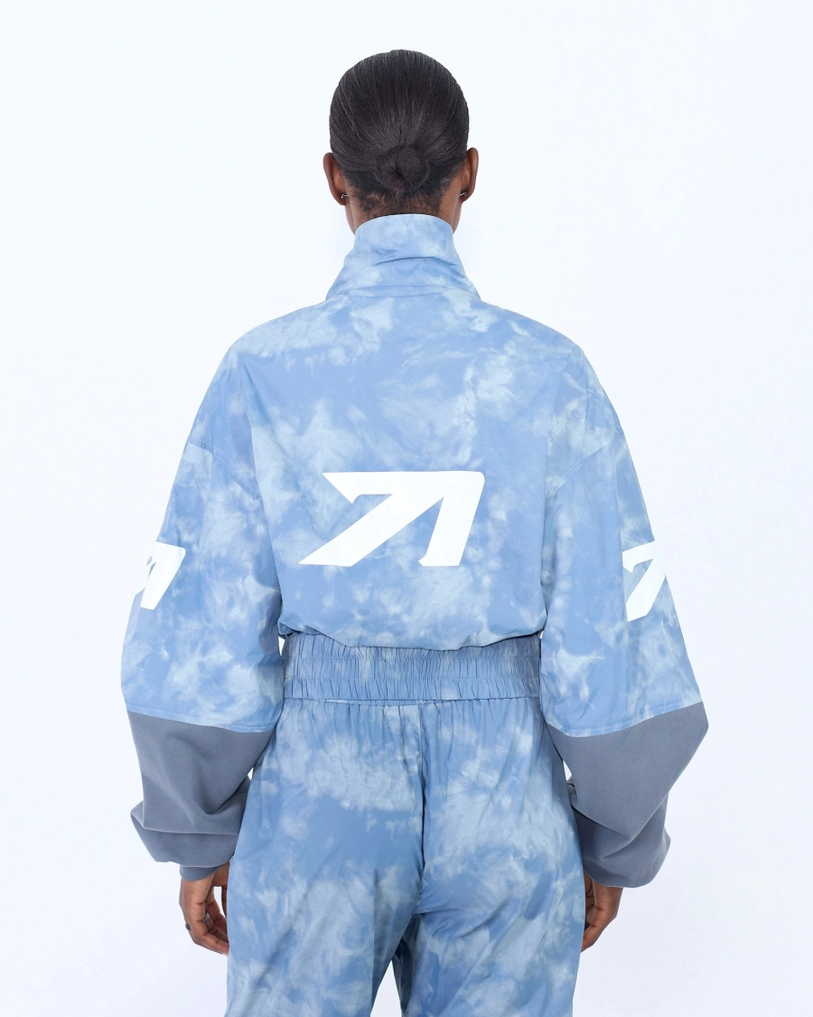 Олимпийка с логотипом-стрелкой ASIA ST 71, цвет: голубой, Ast71.olympic-mix-nylon-blue-w купить онлайн