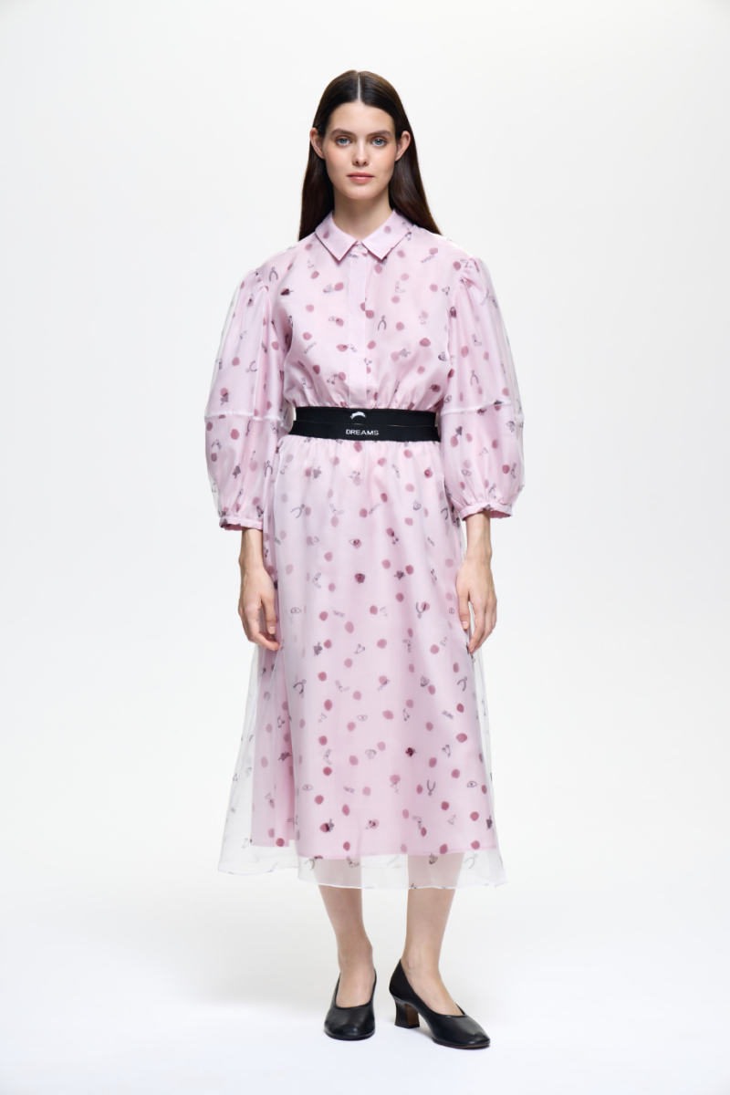 Блузка с эластичным поясом DREAMS BY ALENA AKHMADULLINA, цвет: розовый, 126102050204423/210000 купить онлайн
