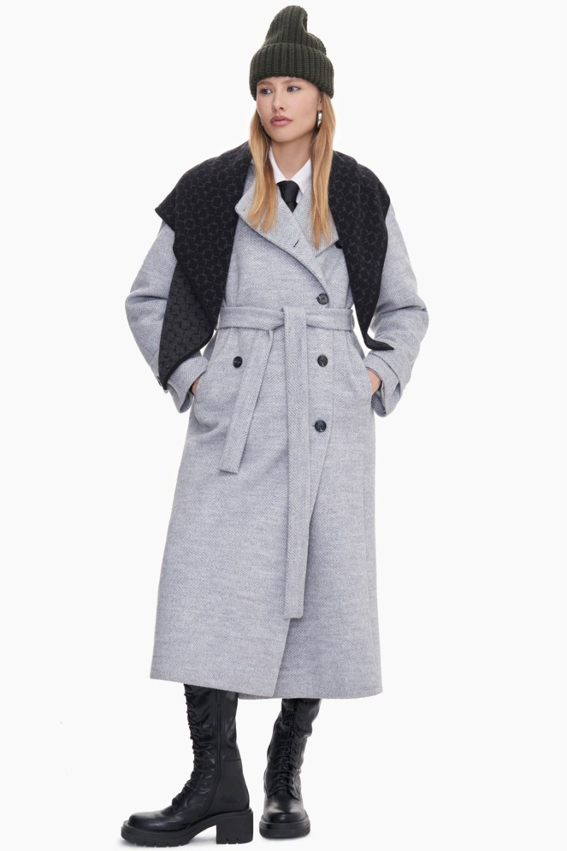 Шапка из смесовой шерсти мериноса TOPTOP, цвет: хаки TT.601.15345.510 купить онлайн