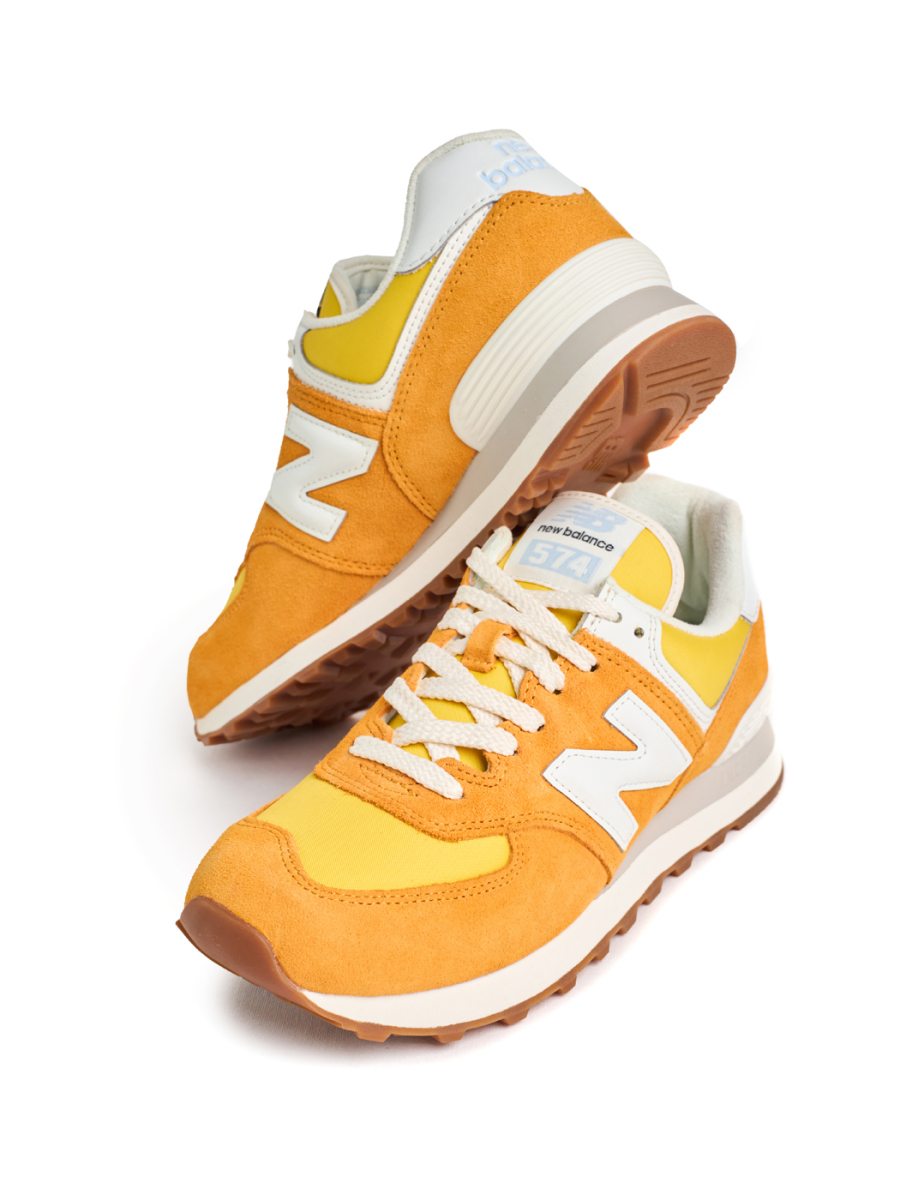 Кроссовки унисекс New Balance 574 "Gold" NKDADDYS SNEAKERS, цвет: оранжевый U574RC2 купить онлайн