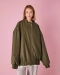 Бомбер из эко-кожи maxiover TABOO, цвет: зеленый, BrMaxiLeatherKhaki купить онлайн