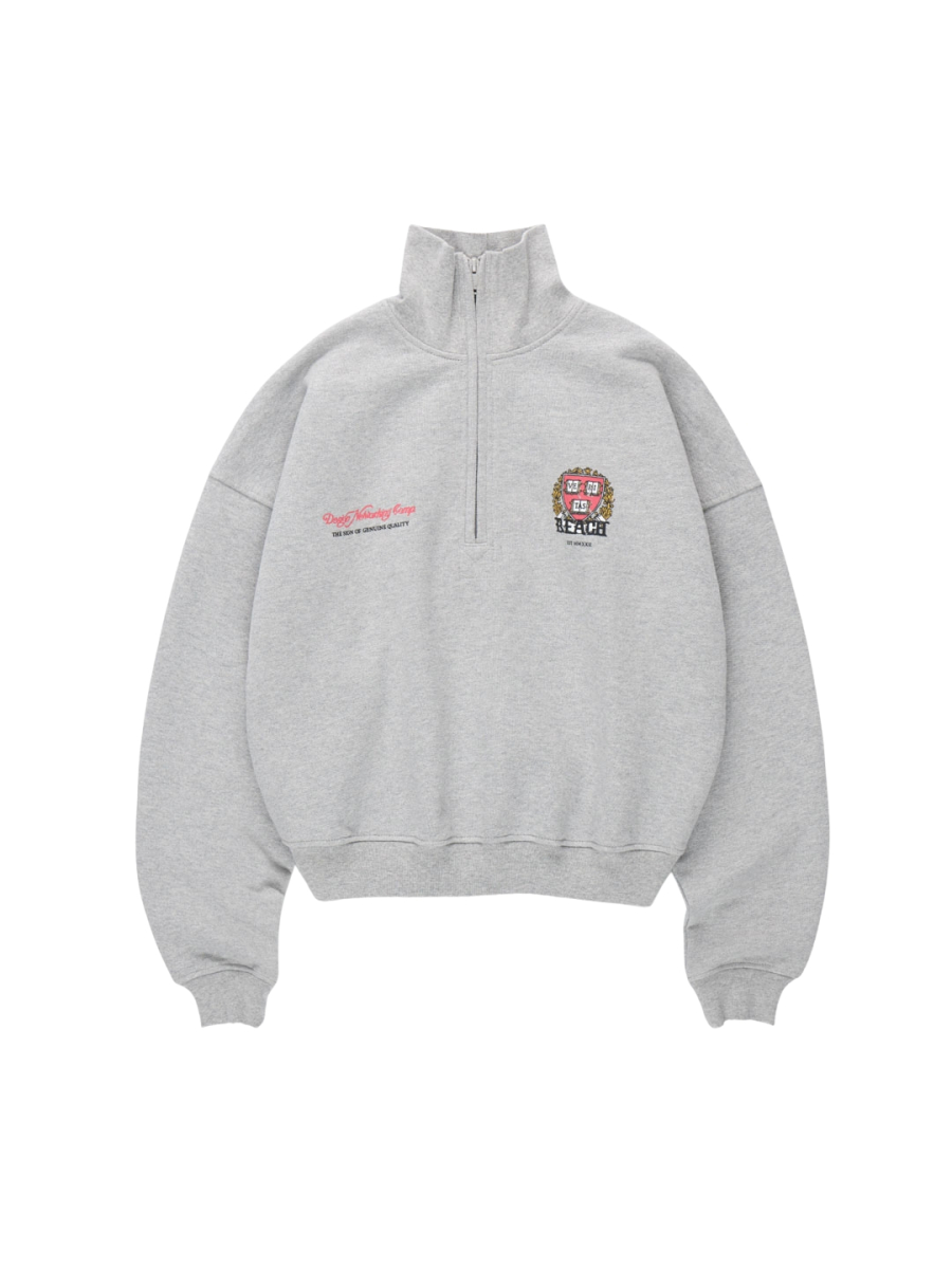 Свитшот с молнией "Истина" FRHT&OUT OF REACH, цвет: меланж, SWVRTMLG купить онлайн