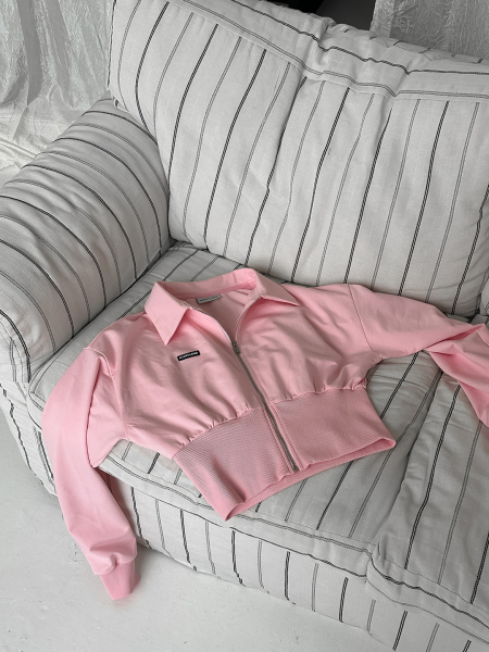 Худи на молнии MIARTLAND, цвет: розовый НФ-00000786 |трендовая новинка купить онлайн