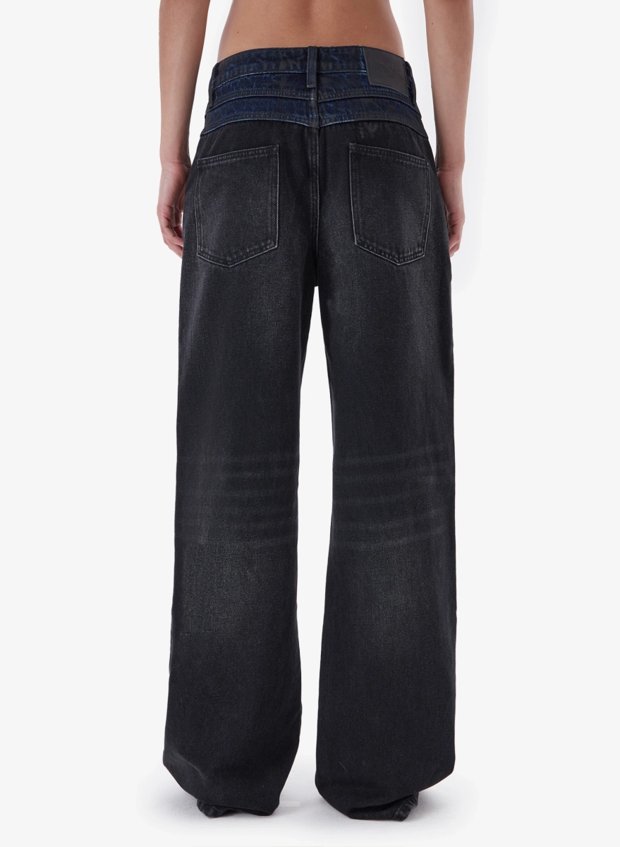 Джинсы BICOLOR FABLE, цвет: Черный, JNS-FBL-BCLR-LS-BLCK купить онлайн