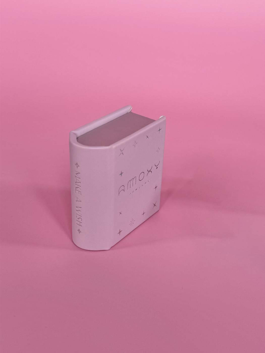 Шкатулка Книжка Make a wish pink