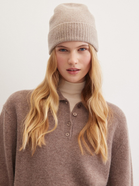 Шапка из шерсти мериноса и кашемира