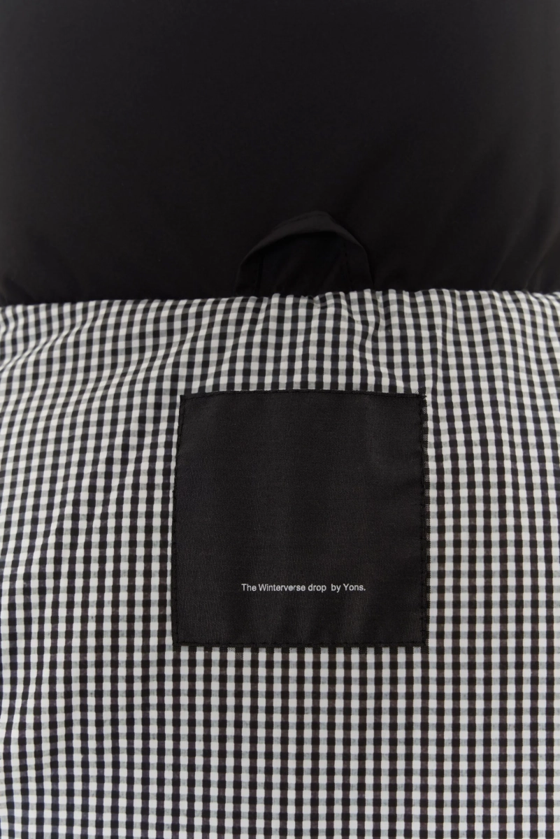 Пуховик BUBBLE BLACK YONS, цвет: Черный, YO-712 купить онлайн