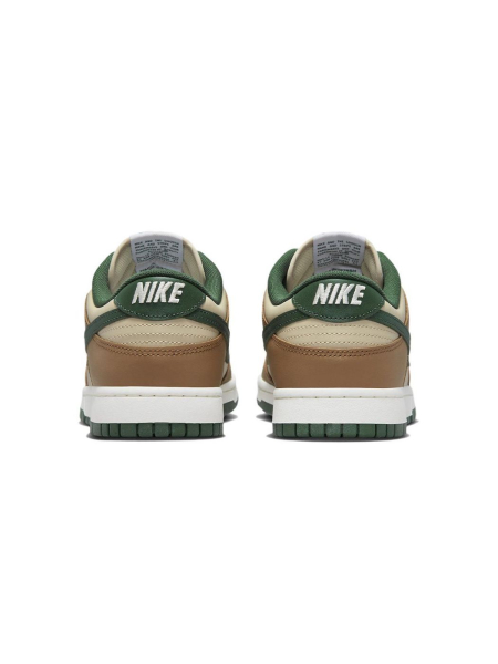 Кроссовки унисекс Nike Dunk Low "Rattan/Gorge green" Неси Второй, цвет: коричневый  купить онлайн