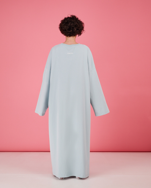 Платье-лонгслив TABOO, цвет: бирюзовый, DrLong-02 купить онлайн