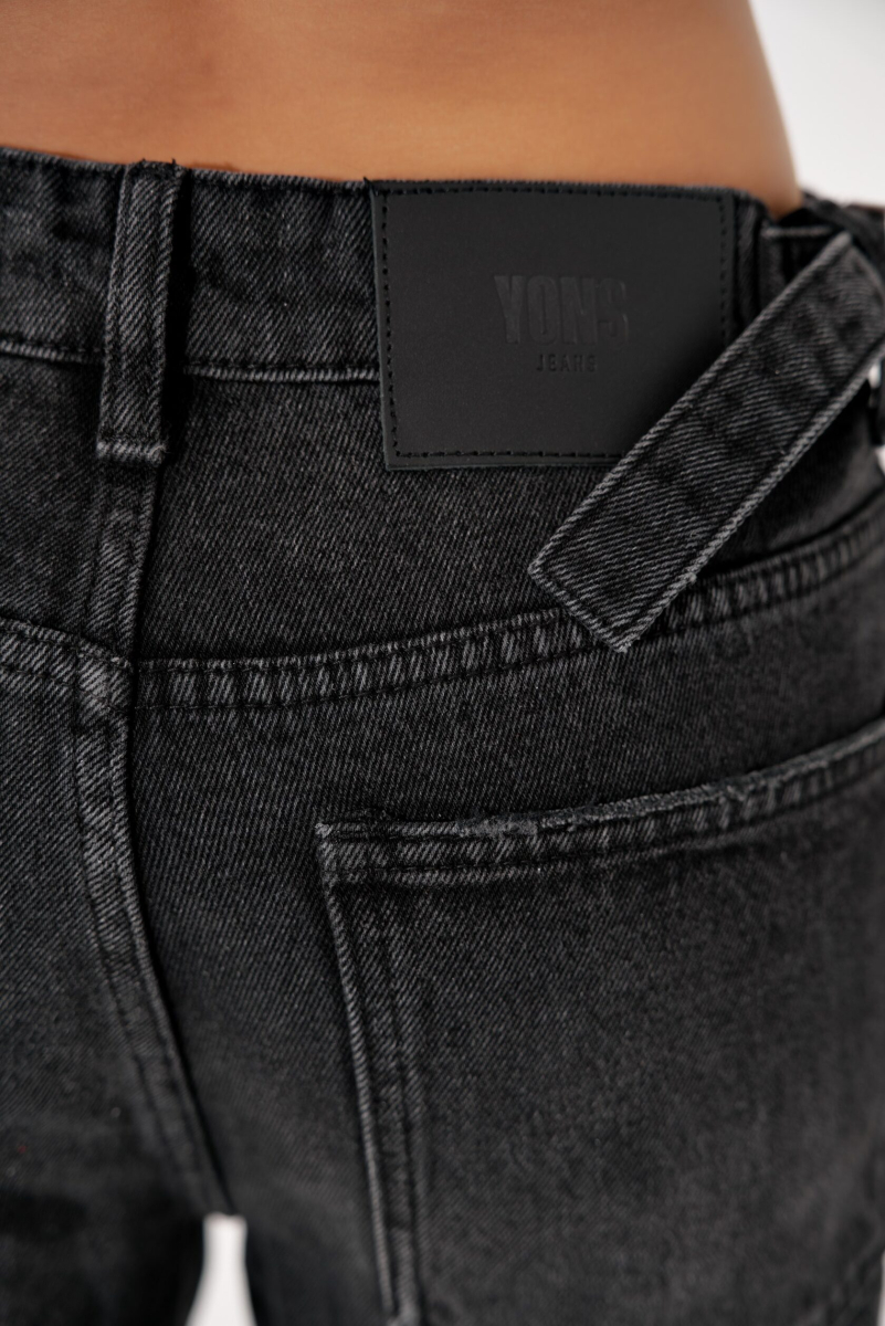 Джинсы MAMA NE POYMET BLACK YONS, цвет: Черный, YO-387 купить онлайн