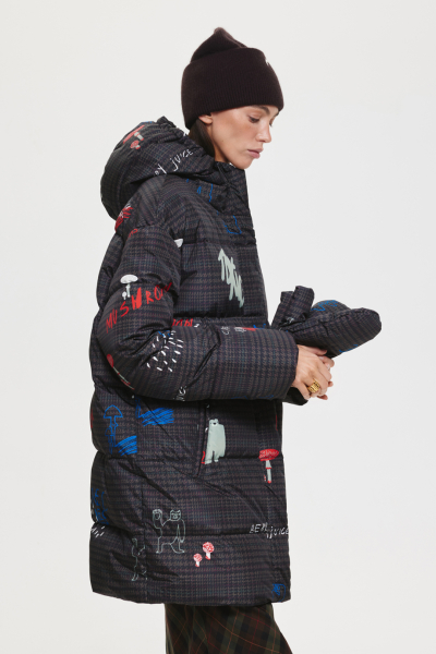 Шапка с широким отворотом с ангорой DREAMS BY ALENA AKHMADULLINA, цвет: коричневый 225106250304306/108000 купить онлайн