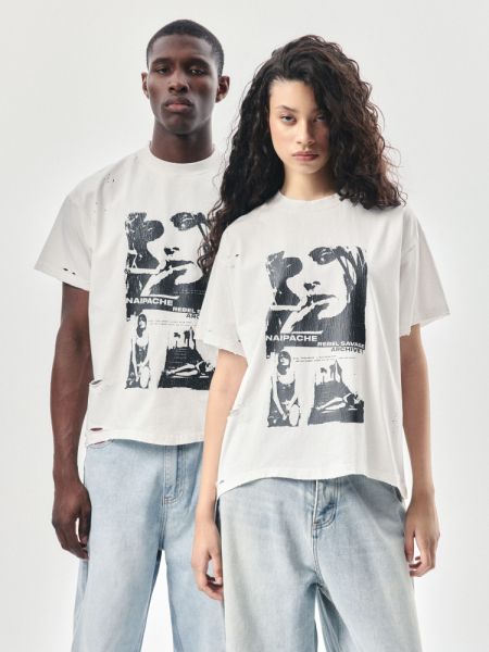 Футболка с принтом