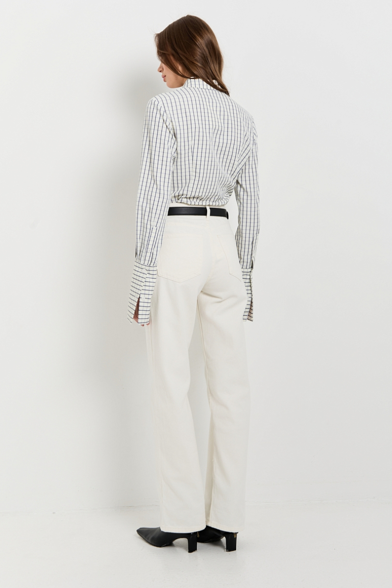 Джинсы прямого кроя Ricoco, цвет: молочный, 7070/1 купить онлайн