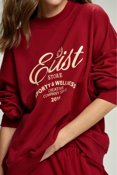 Свитшот Wellness Wine Erist store, цвет: Бордовый, НФ-00002808 купить онлайн
