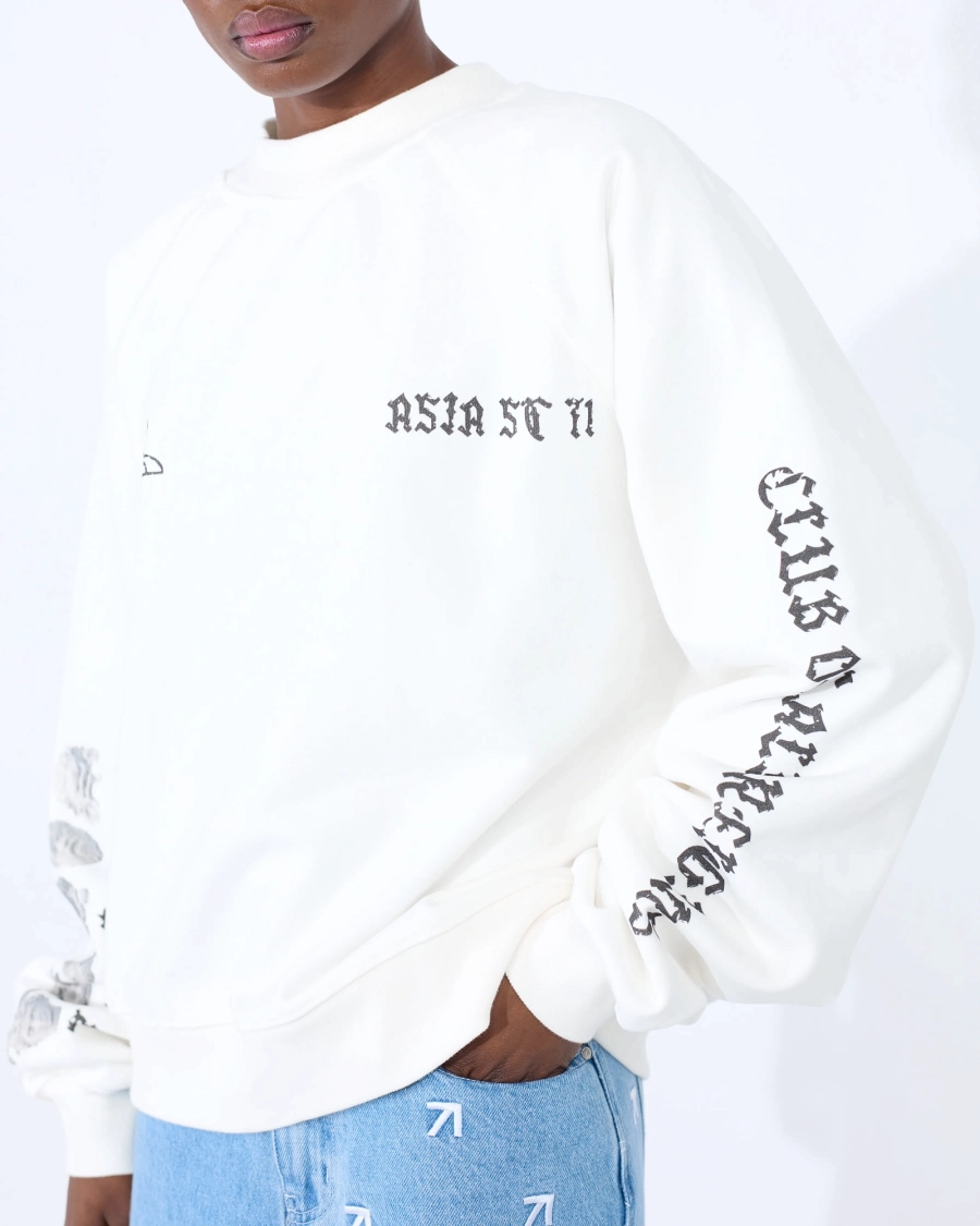 Свитшот CLUB 71 WHITE ASIA ST 71, цвет: белый, Ast71.swt-club71-white купить онлайн