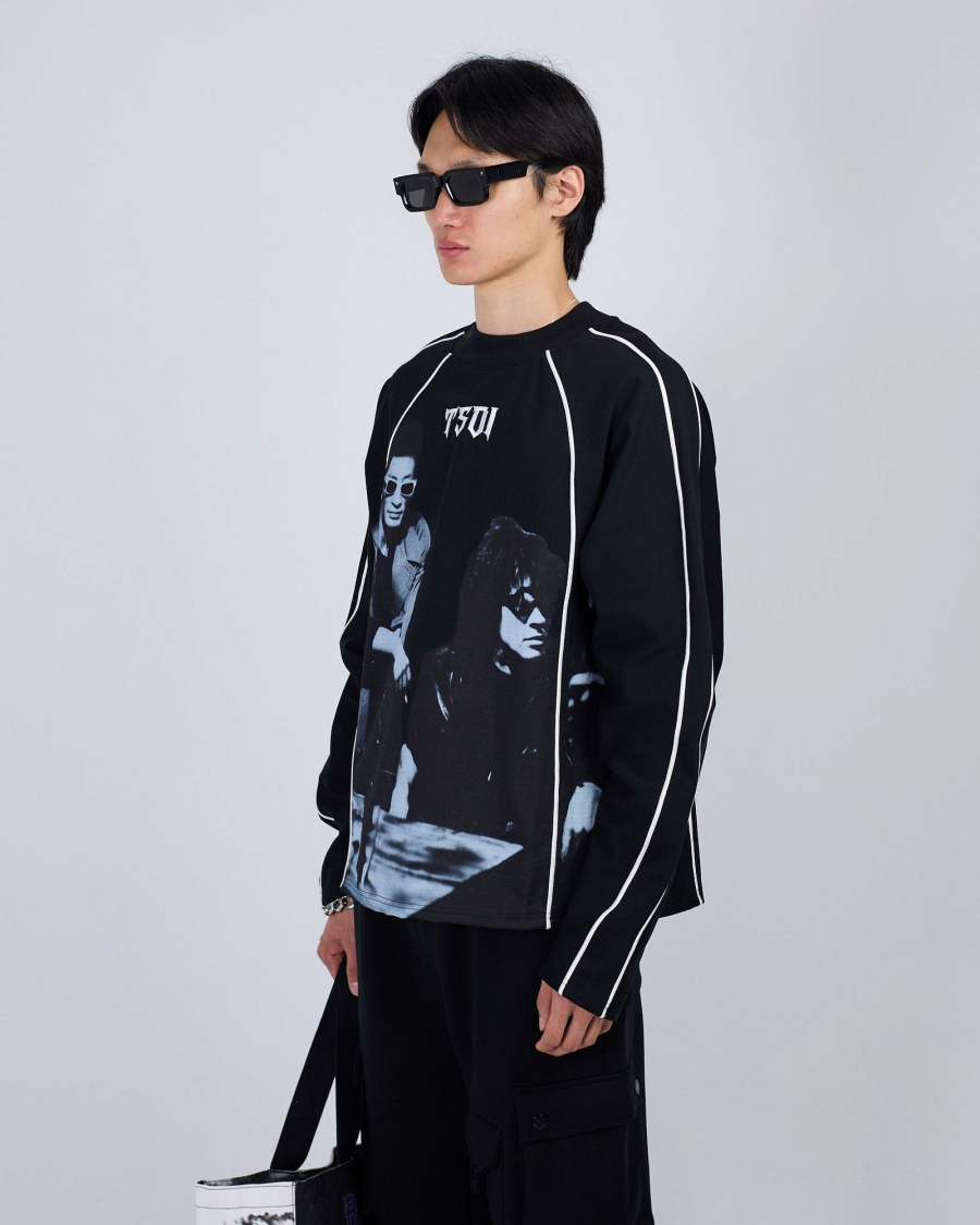 Лонгслив KINO TSOY BLACK ASIA ST 71, цвет: Черный, Ast71.kino-lsleeve-tsoy-bl купить онлайн