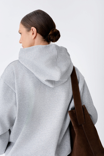 Худи утепленный essentials Ricoco, цвет: серый меланж, 7027/1 купить онлайн