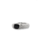 Кольцо Texture ring with cubic zirconia Black SJEW  купить онлайн