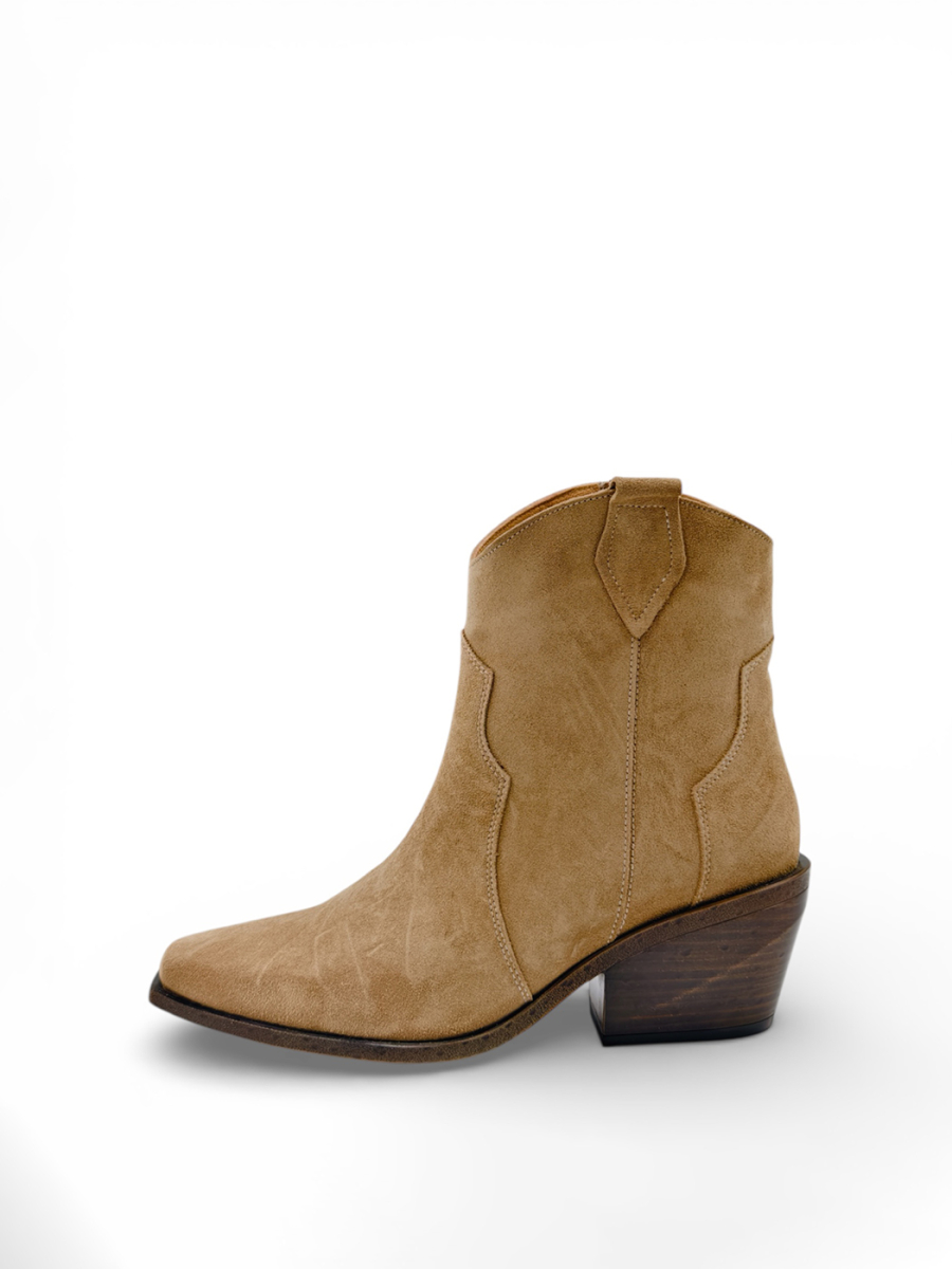 Ботинки демисезонные из натуральной замши