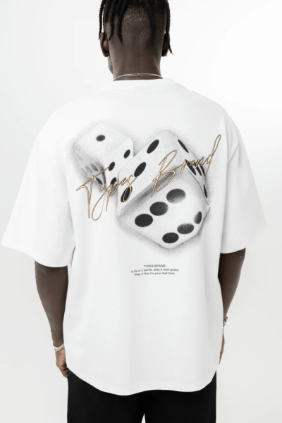 Футболка White "Dice"