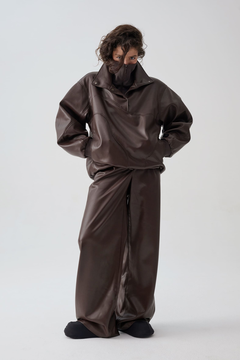 Анорак винтажный горький шоколад UNKE, цвет: коричневый, 2601J005P_BR купить онлайн