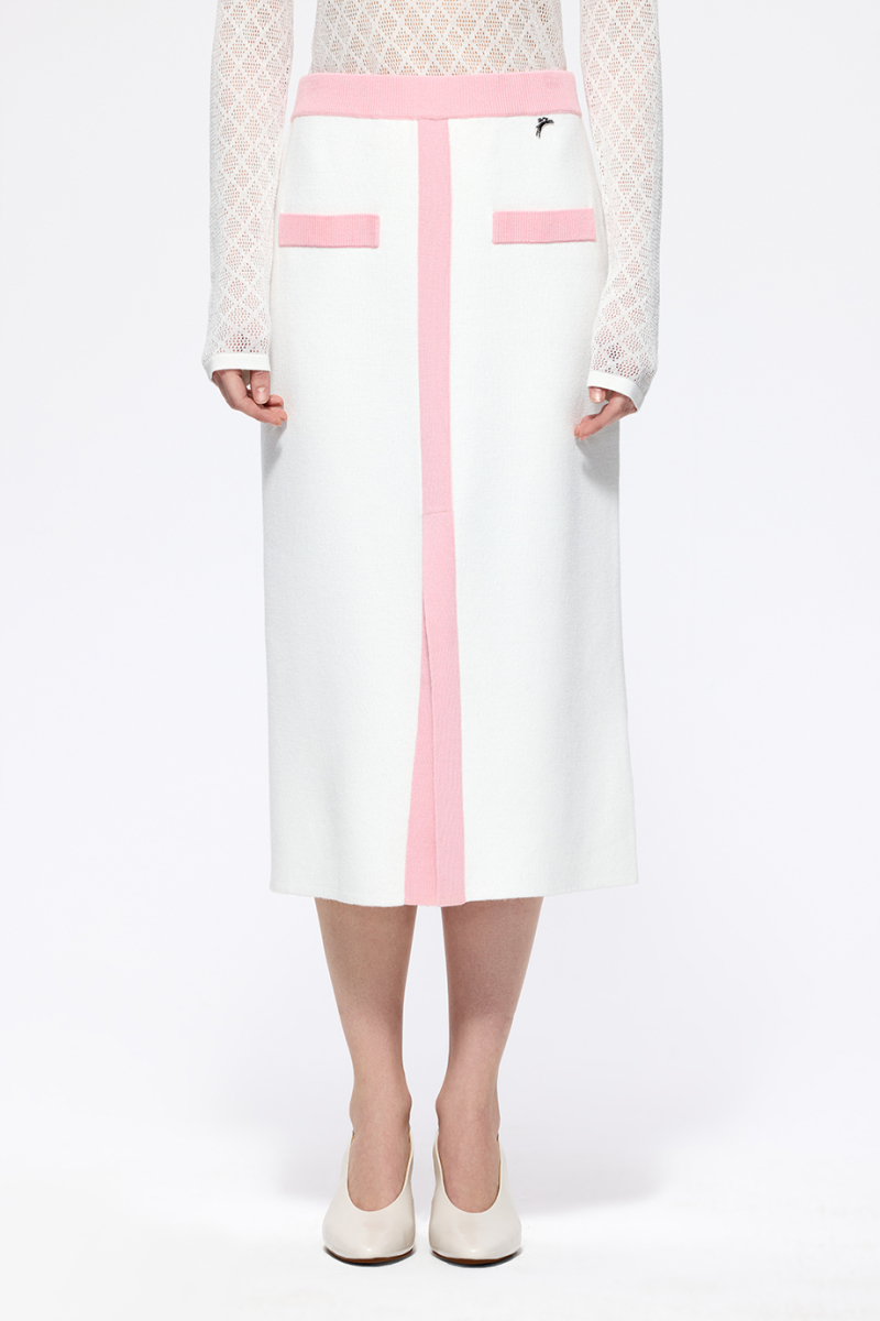 Юбка вязаная DREAMS BY ALENA AKHMADULLINA, цвет: белый, 126104100304454/102000 купить онлайн