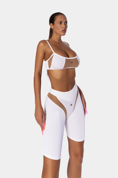 Легинсы Nude qb A QUICK BUCK, цвет: WHITE,  купить онлайн