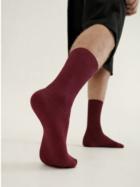 Носки мужские в рубчик