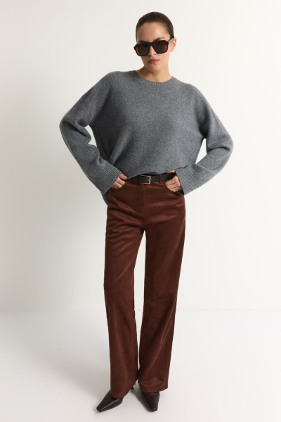 Джемпер из 100% шерсти мериноса TOPTOP, цвет: серый меланж, TTS.050.18935.820 купить онлайн