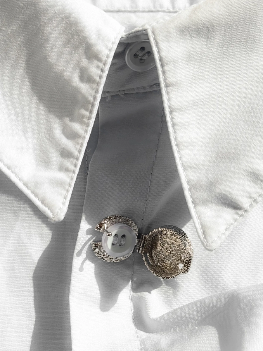 Серебряная подвеска-пуговица «Кружево» SBLESKOM, цвет: серебро, 12146 купить онлайн