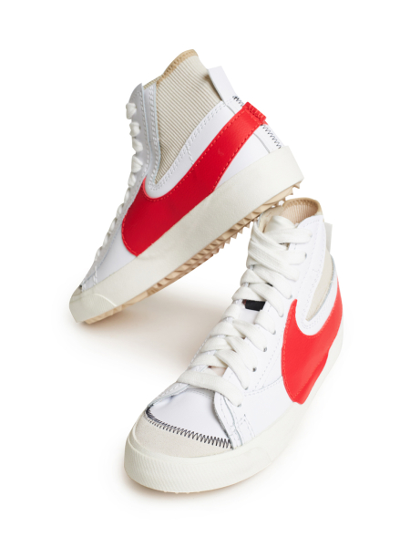 Кроссовки мужские Nike Blazer Mid 77 Jumbo "White Habanero Red" NKDADDYS SNEAKERS, цвет: белый DD3111-102 купить онлайн