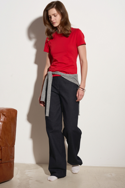 Футболка слим Ricoco, цвет: красный, 1983/6 купить онлайн